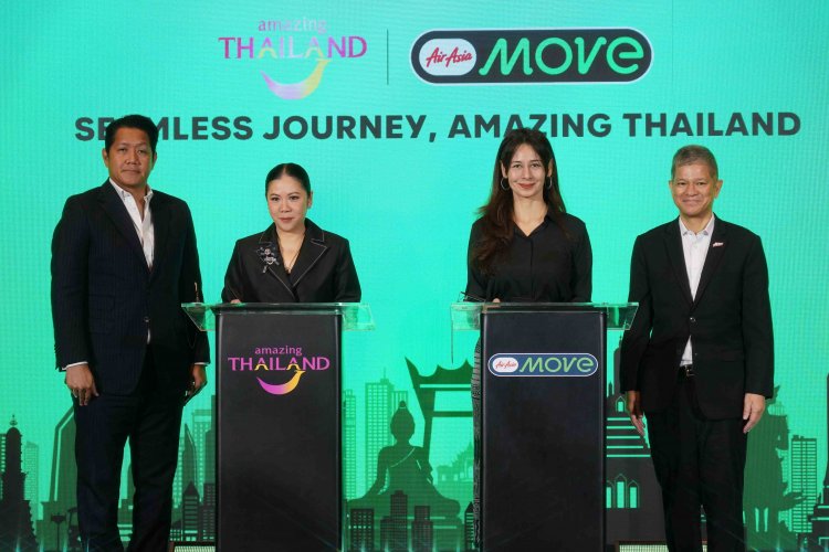 AirAsia MOVE ผนึก ททท. เปิดมิติใหม่การท่องเที่ยวไทย เชื่อมต่อนักเดินทางทั่วโลกสู่ Amazing Thailand อย่างไร้รอยต่อ