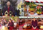 มหัศจรรย์พระอาทิตย์ทรงกลดเหนือสำนักสงฆ์พุปะหังฯ พุทธศาสนิกชนนับพันร่วมพิธีขอขมากรรมและแห่เทียนพรรษา ก่อนวันพระใหญ่
