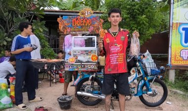 ไอเดียสุดเจ๋ง! หนุ่มราชบุรี แปลงโฉม ‘รถโบราณ’เนรมิตรร้านกุ้งย่างเคลื่อนที่ตอบโจทย์คอปิ้งย่าง