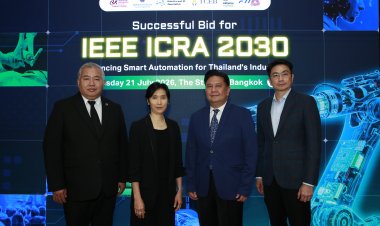 ทีเส็บผนึก 3 พันธมิตร คว้าสิทธิ์เจ้าภาพ “IEEE ICRA 2030”ดันไทยสู่ศูนย์กลางนวัตกรรม-หุ่นยนต์ระดับโลก