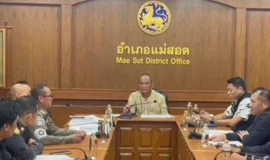 ปกครองแม่สอด ประชุมจัดระเบียบ วินมอเตอร์ไซค์  เข้ม 5 มาตรการ