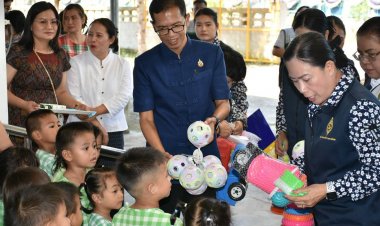 พ่อเมืองอำนาจฯพร้อมประธานแม่บ้านมหาดไทยฯ ลงพื้นที่ติดตามนโยบาย "มหาดไทย"