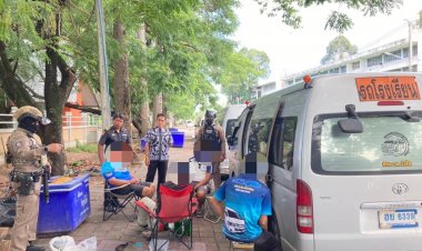 ชาวบ้านศรีสะเกษร้องศูนย์ดำรงธรรมกลุ่มโชเฟอร์รถตู้รับส่งนักเรียนตั้งวงซดเหล้าส่งเสียงรบกวนทุกวัน