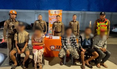 สกัดจับแก๊งขนแรงงานเถื่อนซุกนิสสันอัดแน่นเต็มคันรถคาด่านตรวจแอลกอฮอล์