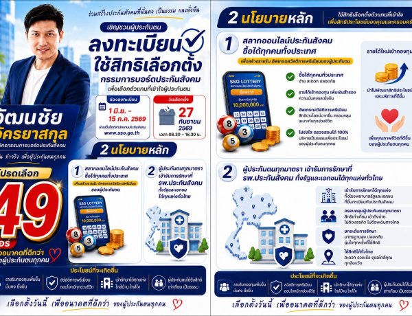 ด่วน!ผู้ประกันตน 11 ล้านเสียง รีบลงทะเบียนเลือกตั้ง บอร์ดประกันสังคม ภายใน 15 ก.ค.นี้ ร่วมกำหนดอนาคตสวัสดิการแรงงาน