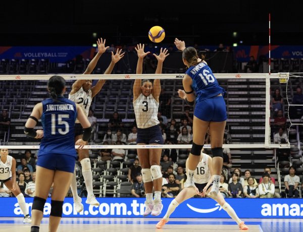 ทีมนักตบสาวไทย ต้านไม่ไหว พ่าย สหรัฐอเมริกา 0-3 เซต นัดเปิดสนาม 3 วอลเลย์บอลหญิงเนชันส์ ลีก 2026 ที่ญี่ปุ่น