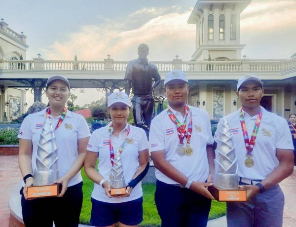 ไทยผงาดแชมป์ทีม! "แอลม่อน-วิชญาดา" ซิว Best Overall ศึกกอล์ฟเยาวชนเวียดนาม