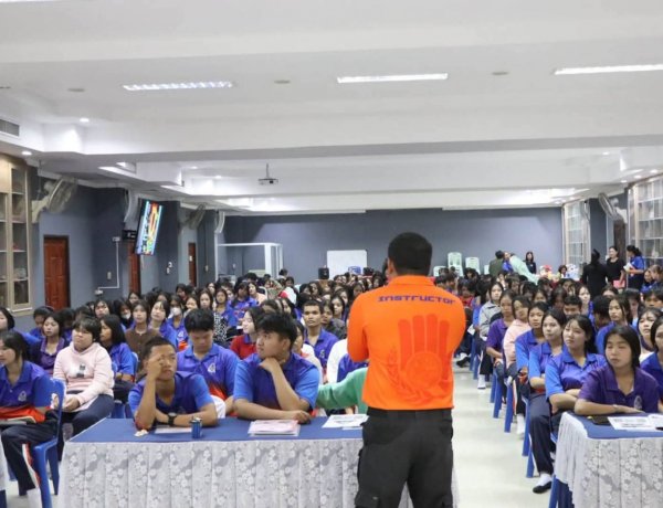 อบจ.ศรีสะเกษ ยกระดับความพร้อมรับมืออัคคีภัย ฝึกทักษะเอาตัวรอด ลดความสูญเสียเมื่อเกิดเหตุ