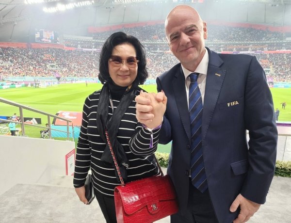 ชมบอลโลก "คุณหญิงปัทมา" มิตรภาพไร้พรหมแดน ดูงานก่อนลุย "โอลิมปิกเกมส์ แอลเอ"