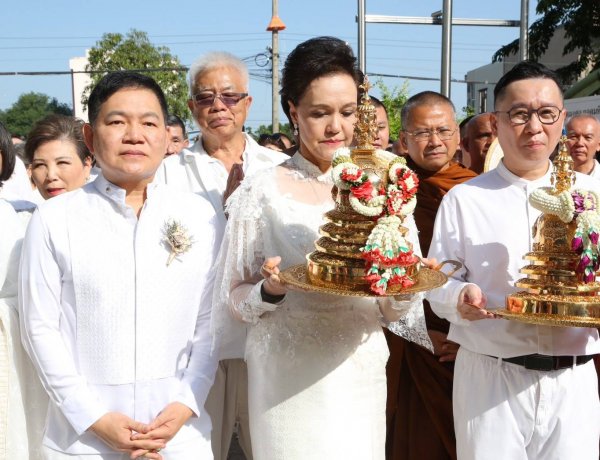 "ศุภจี" ประธานพิธีมหามงคล อัญเชิญพระบรมสารีริกธาตุประดิษฐานบนบุษบก “หนึ่งเดียวในโลก” เชื่อมศรัทธาไทย–ศรีลังกา