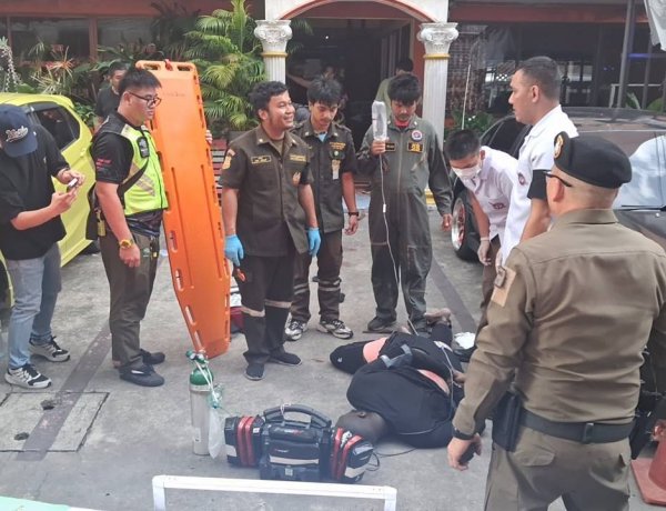 ยิงสยบ 3 นัดสกัดหนุ่มฝรั่งเศสคลุ้มคลั่งถือมีดไล่ฟันชาวบ้าน-ตำรวจเจ็บ 1 นาย