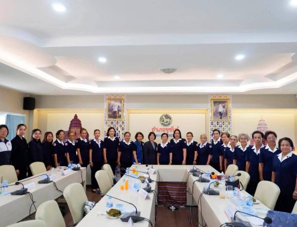 เหล่ากาชาดศรีสะเกษลงพื้นที่ขุขันธ์ เสริมศักยภาพกิ่งกาชาดอำเภอ ยกระดับงานช่วยเหลือประชาชนอย่างมีประสิทธิภาพ