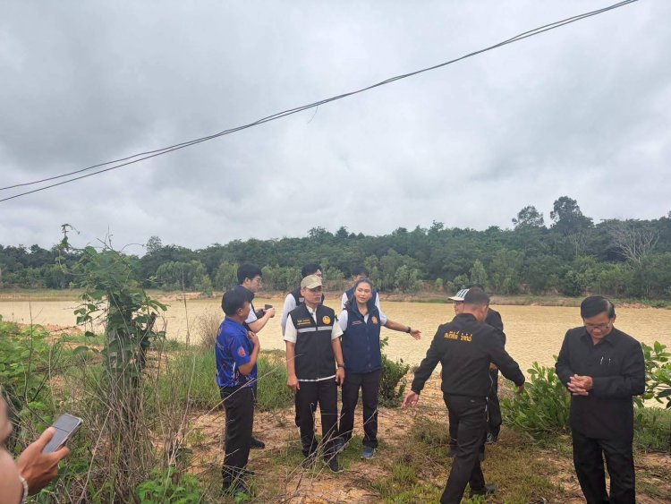 ผู้ตรวจราชการสำนักนายกฯลงพื้นที่อำนาจเจริญตรวจความพร้อมโครงการเพิ่มประสิทธิภาพระบบกระจายน้ำในไร่นา
