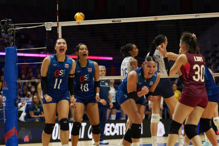 ทีมนักตบสาวไทย ระเบิดฟอร์มยอดเยี่ยม ตบสยบ บราซิล 3-0 เซต การันตีไม่ตกชั้นศึก VNL 2026