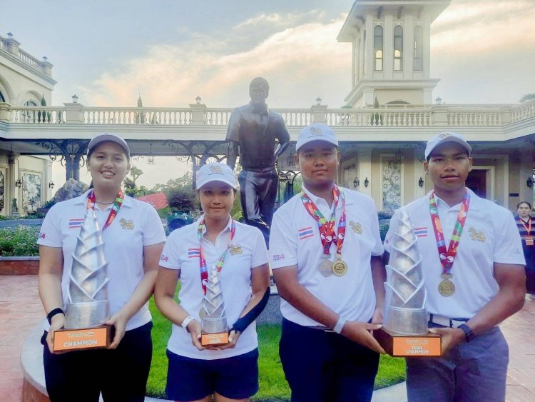 ไทยผงาดแชมป์ทีม! "แอลม่อน-วิชญาดา" ซิว Best Overall ศึกกอล์ฟเยาวชนเวียดนาม