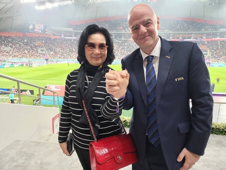 ชมบอลโลก "คุณหญิงปัทมา" มิตรภาพไร้พรหมแดน ดูงานก่อนลุย "โอลิมปิกเกมส์ แอลเอ"
